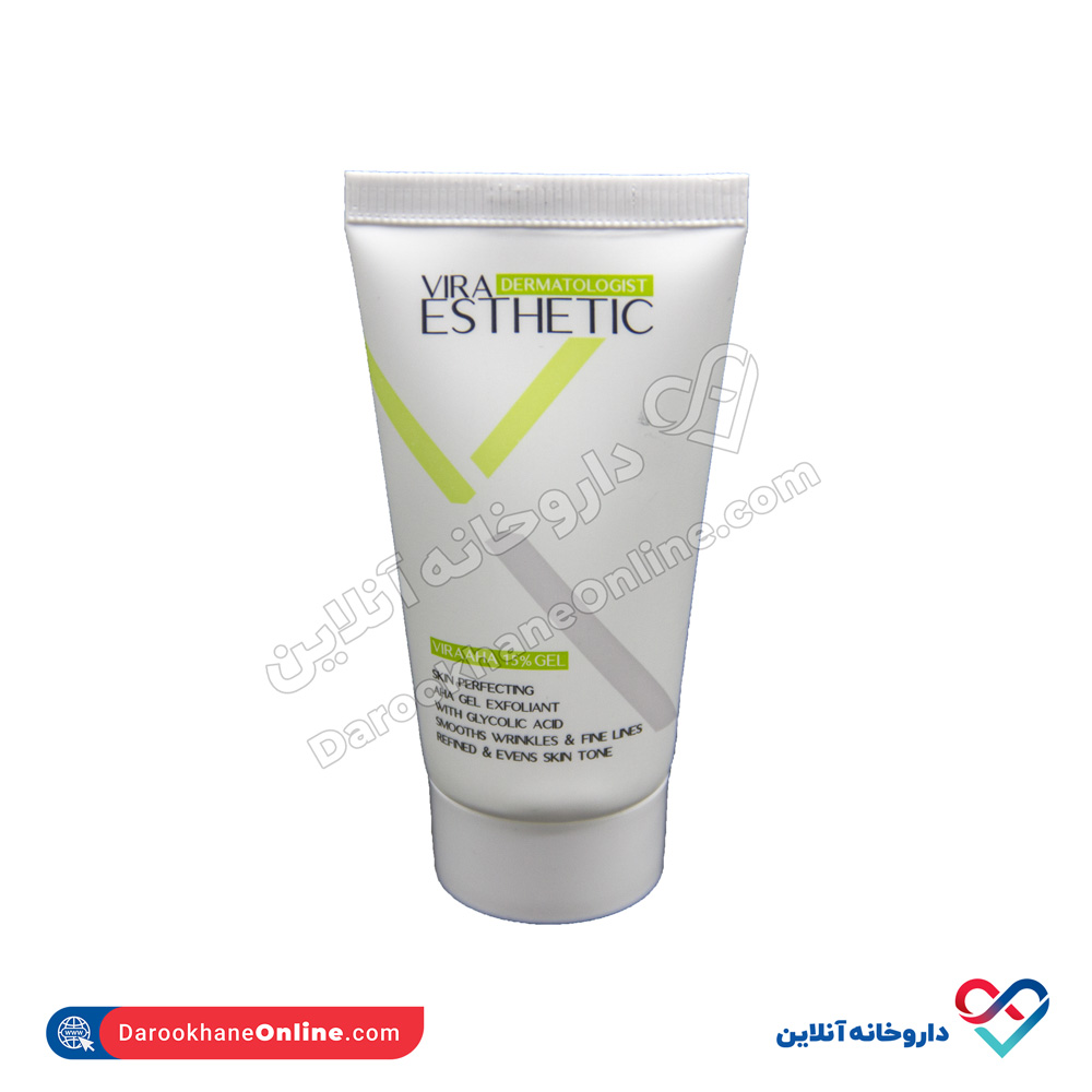 vira-esthetic-aha-gel-exfoliant-1.jpg ژل لایه بردار AHA 15% ویرا استتیک - Image 1